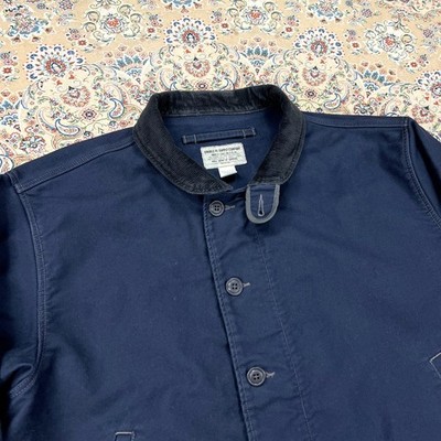 S, Size XL] RRL Double RL Jungle Cloth Deck Jacket — Dark Navy