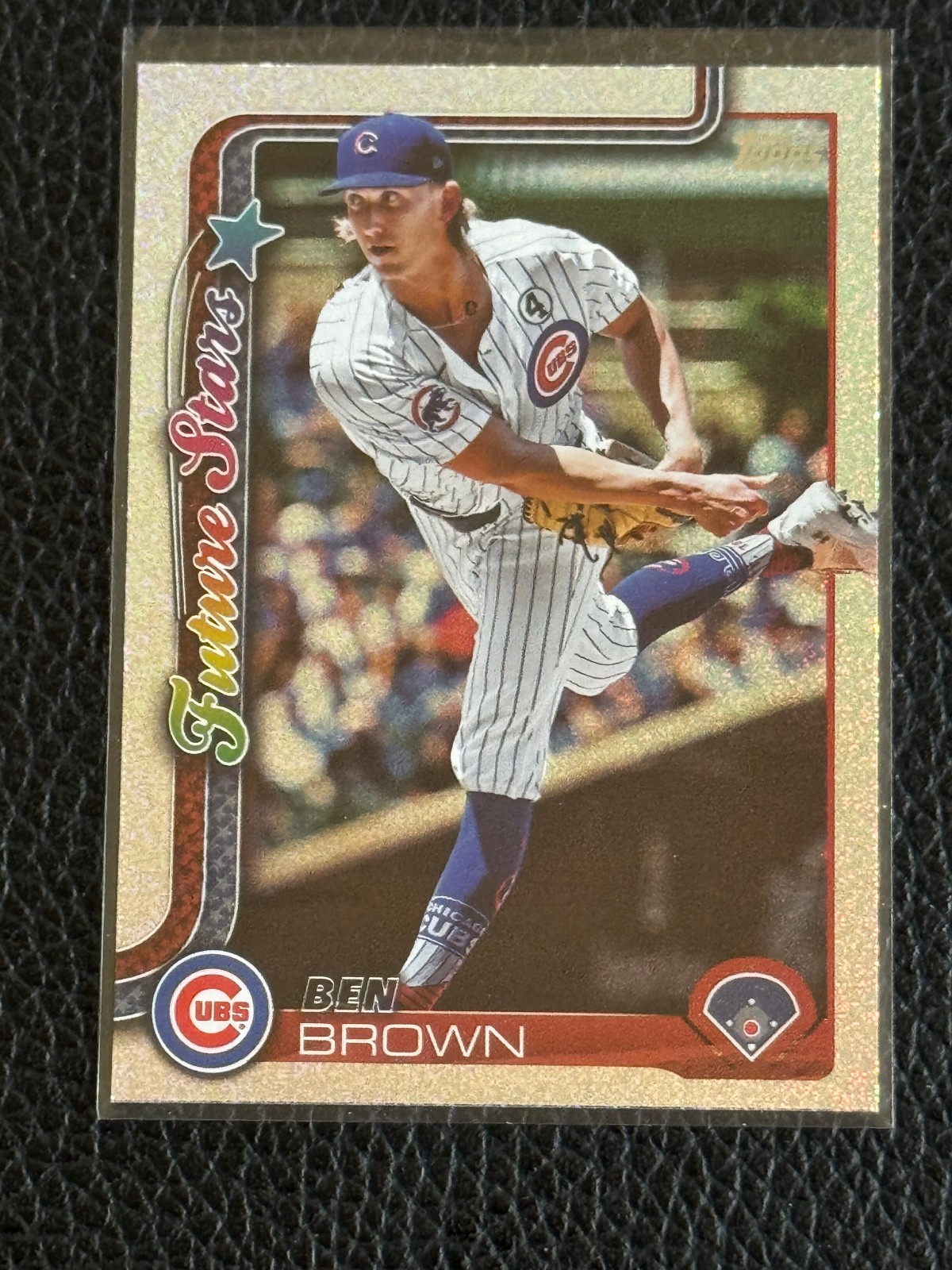 2025 Topps Series 2 - Future Stars Ben Brown #673 Sand Glitter