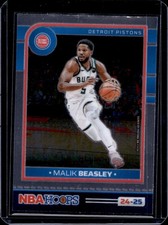 2024-25 Panini Hoops Malik Beasley Premium #145 Pistons