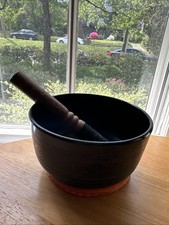 Singing Bowl meditation chakra music instrument yoga healing tool USA seller