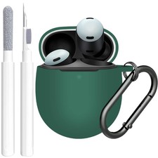 for Google Pixel Buds Pro  Buds Pro 2 Case Cover with Cleaner Kit, Soft Sili...