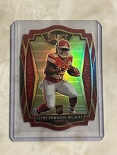 2020 Panini Select Prizm Rookie Clyde Edwards-Helaire #154 Chiefs Football