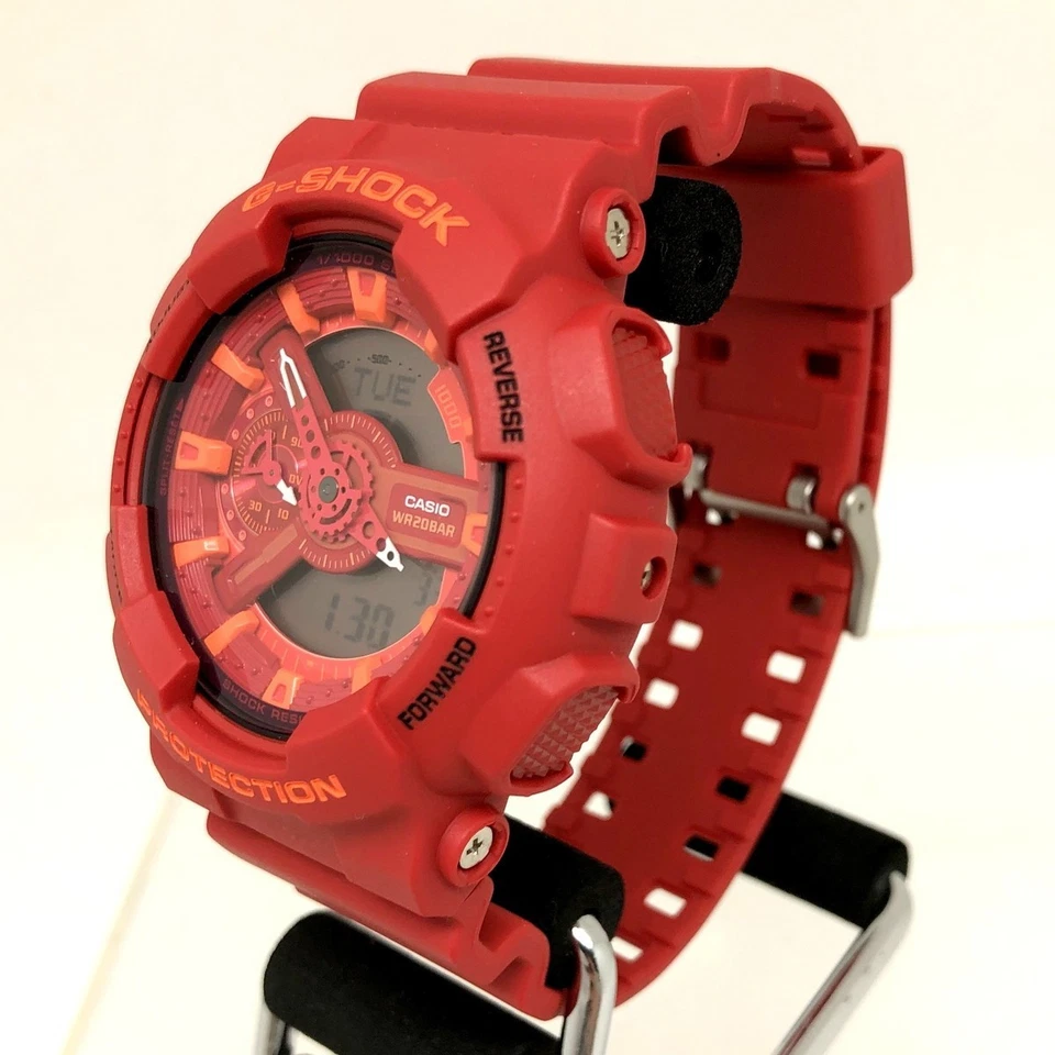 CASIO G-SHOCK GA-110AC-4A Blue Red Big Case LED Layered Dial Analog Digital - image 2 of 4