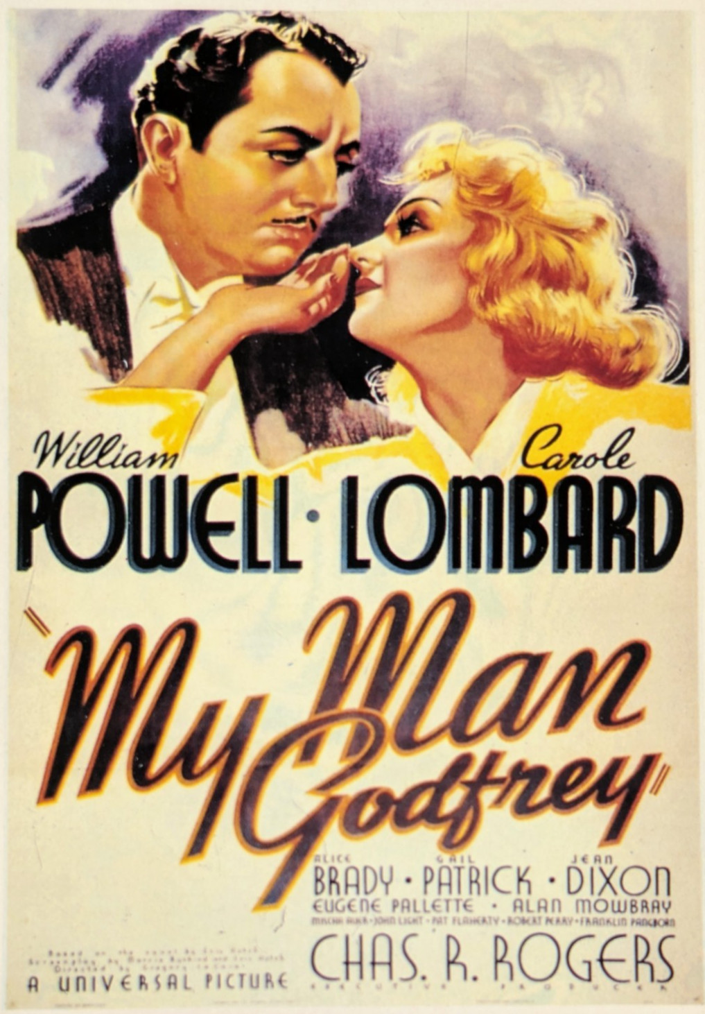 L'impareggiabile Godfrey - My Man Godfrey - 1936 - Locandina Cartolina Ciak