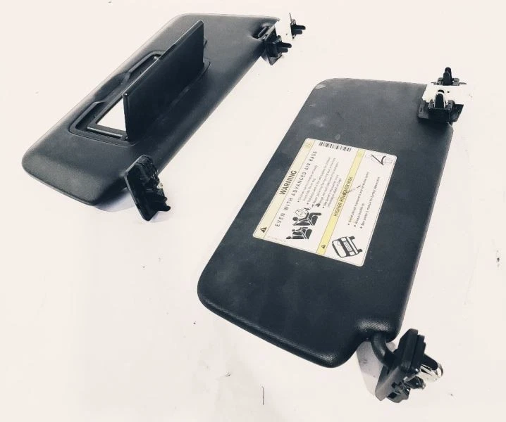 2018 2019 Mercedes-Benz GLA250 OEM Black Pair Sun Visor  - Image 3 of 4