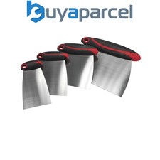 Faithfull Stainless Steel Filler & Spreader Set, 4 Piece FAISGFILLERS