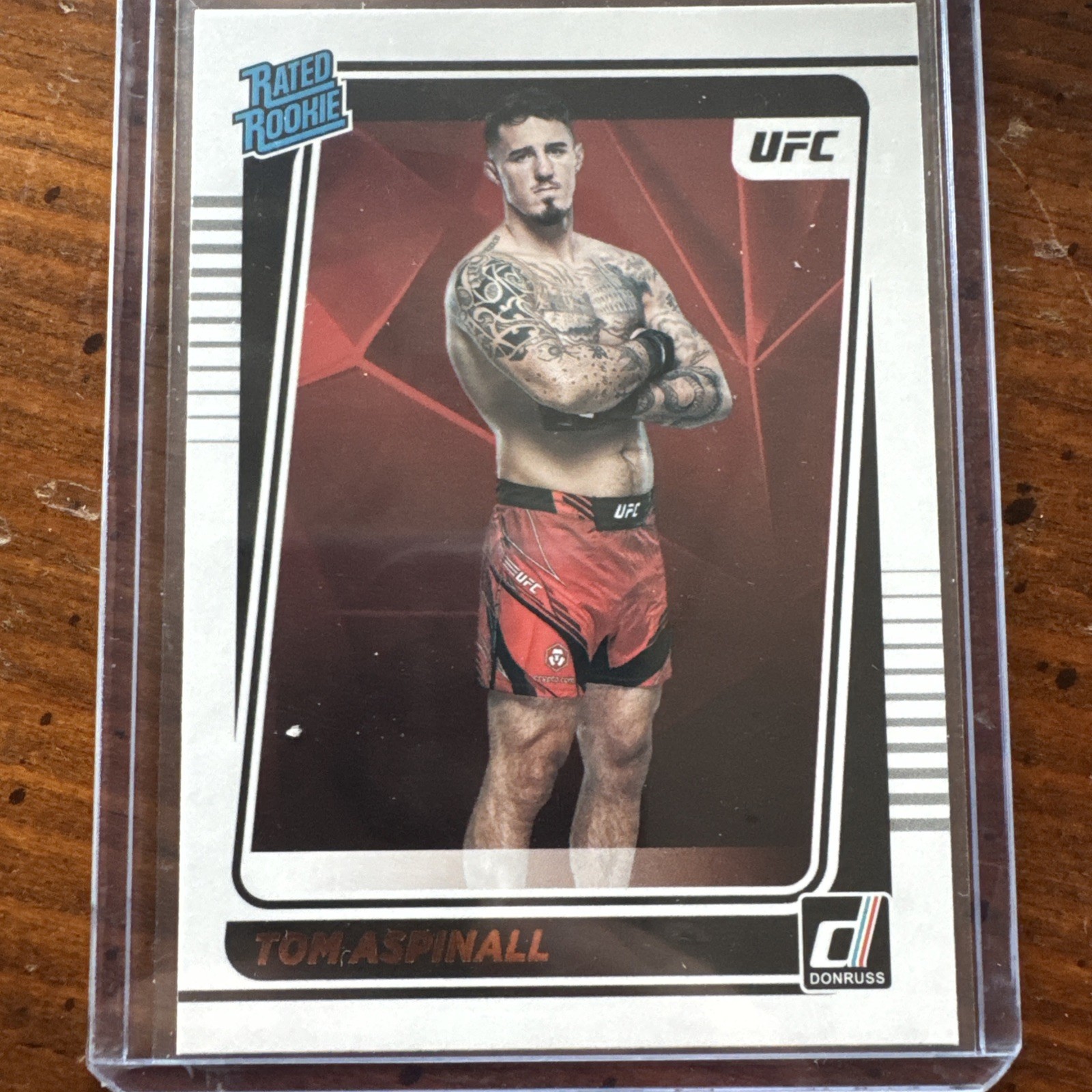 Tom Aspinall 2022 UFC Donruss Rated Rookie #216