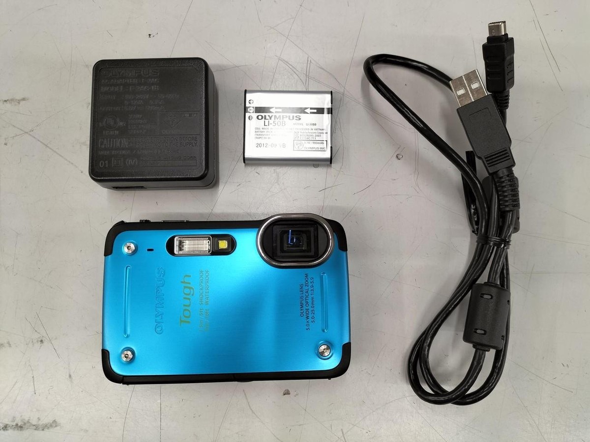 OLYMPUS　TG-625 Olympus TG 625 Tough Camera Waterproof Shockproof Blue SD