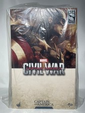 Hot Toys Captain America Battling Version MMS360 Movie Promo Edition - Exclusive