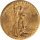 1913-S Saint-Gaudens Gold $20 PCGS MS62 Nice Luster Nice Strike