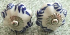 CABINET KNOBS CERAMIC TWO PIECES