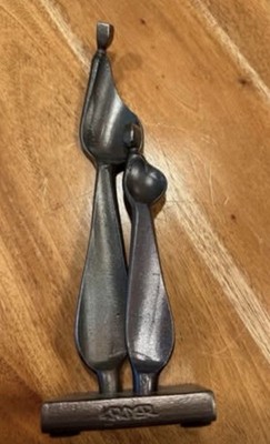 Boris Kramer Steel Sculpture Mother and Child G2U