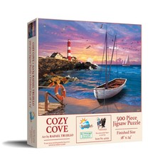 SUNSOUT INC Cozy Cove 500 pc Jigsaw Puzzle