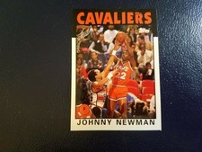 Johnny Newman Cleveland Cavaliers PRE PRINT 1992 - 1993 Topps Archive BLANK BACK