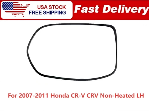 Driver Side Mirror Glass Assembly For 2007-2011 Honda CR-V CRV Non-Heated LH
