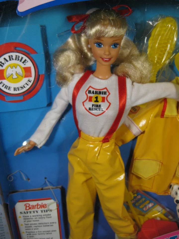 Fire Fighter Barbie Doll The Career Collection Special Edition 1994 Mattel 13553 - Image 4 of 4