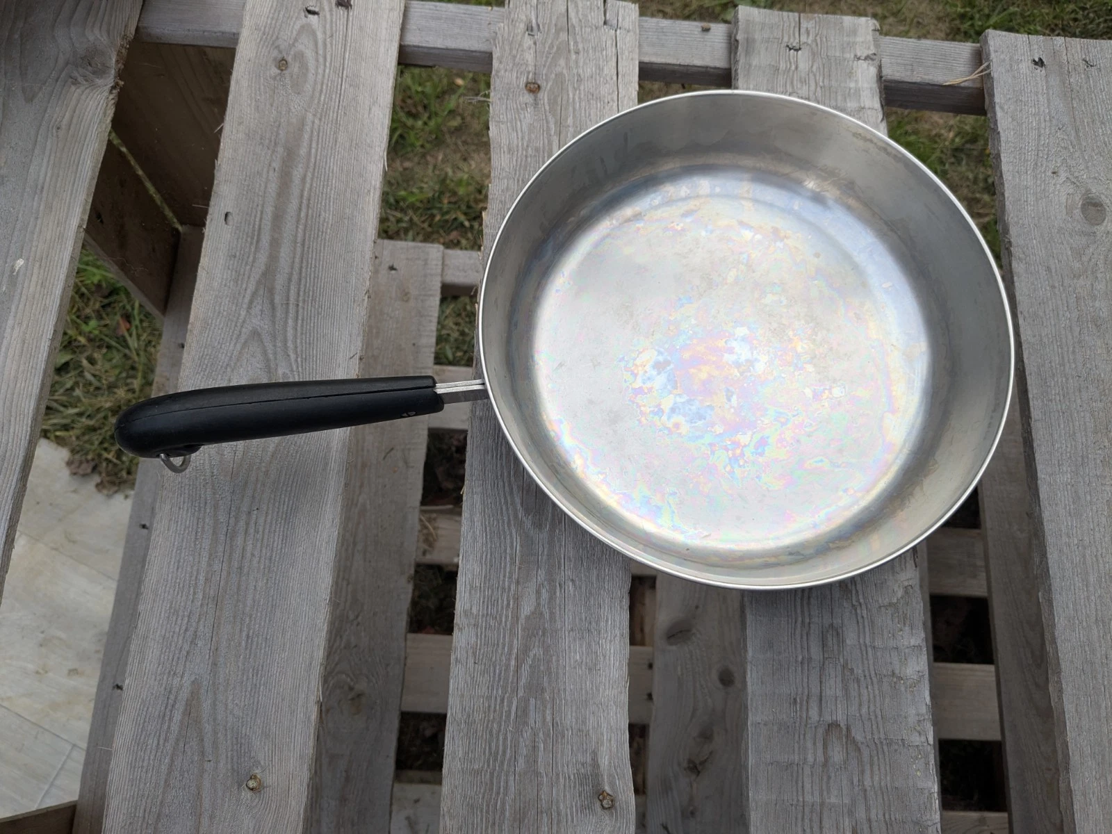 Vintage Revere Ware 10.5" Skillet Saucepan Copper Bottom 1946 -1968 Pan 2363973