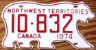 Item photo. Show Listing Details page. Listing 1974 Northwest Territories NWT License Plate Number Tag – Bear – NICE PLATE