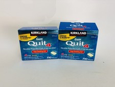 Kirkland Signature - Quit 4 mg Nicotine Gum - 2 boxes - 360 Pieces - EXP 09/2026
