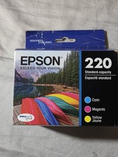 Epson 220 Multi-Pack Ink C/Y/M Cartridge C13T293620 Cartridges Sealed