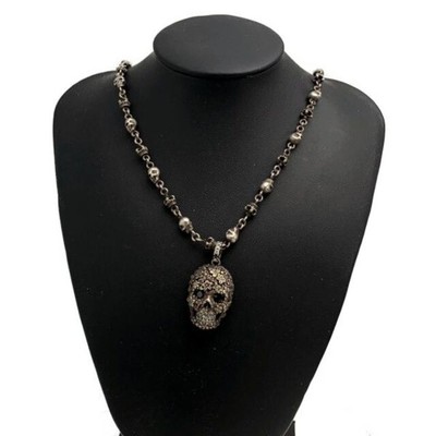 Justin Davis/Necklace/Silver 925/Skull Chain Bj1108 #ED BEA | eBay