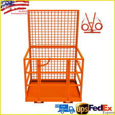 Forklift Safety Cage 43"x45" Forklift Man Basket Work Platform 1800lbs Capacity