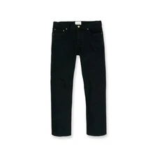 Sid Mashburn Button Fly Clift Straight Leg Jean - Black 34