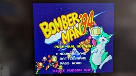 USED Bomberman 94 PC Engine PCE with manual and case Japan