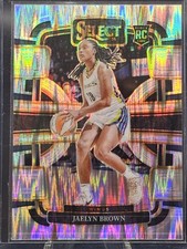 2024 Panini Select WNBA #4 Jaelyn Brown Prizms Silver Flash