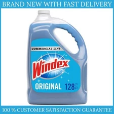 Windex 128 oz. Commercial Original Glass Cleaner Refill- Fast Shipping