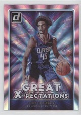 2021-22 Panini Donruss Great X-Pectations Holo Pink Laser Keon Johnson #14 0o6v