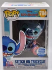 Funko POP! Disney Lilo & Stitch: STITCH ON TRICYCLE #784 EXCLUSIVE VAULTED
