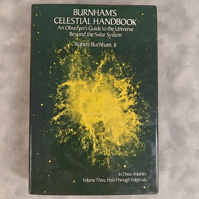 Burnham's Celestial Handbook Vol 3 HC 1978 Pavo Vulpecula Dover Guide Stars