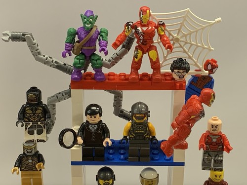 Marvel Lego Minifigure Lot Spiderman Thanos Iron Man Happy Hogan Antman & More - Picture 12 of 14