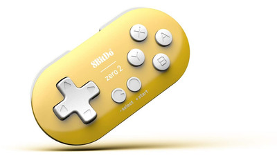8BitDo Zero 2 Bluetooth Gamepad, gelb