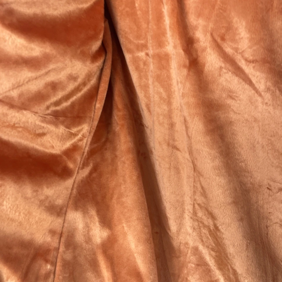 YMI Collection Orange Puffer Jacket Size XL READ New W Tags Plush Med Weight - Image 3 of 4