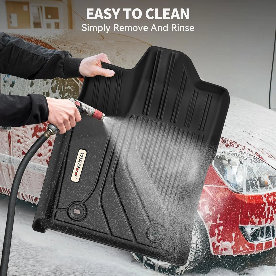 Tapetes de assoalho YITAMOTOR compatíveis com Toyota Tundra cabine dupla 2026 2025-2022, Custom Fi - Imagem 3 de 4