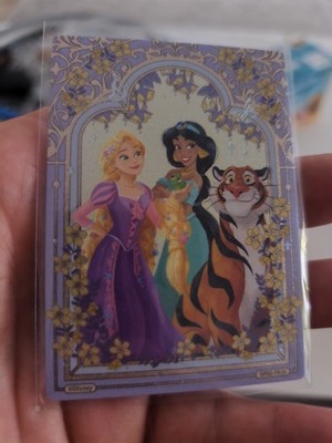 Disney Cardfun Rapunzel & Jasmin FR Karte In Top Zustand Princess Vol. 3