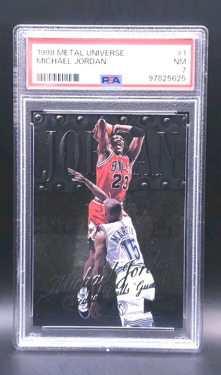 Michael Jordan 1998 Metal Universe PSA 7 #1