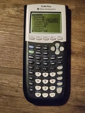 Texas Instruments TI-84 Plus Graphing Calculator NO Cover/Battery Cover Tested 