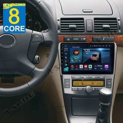 8Core 64G Android14 Autoradio GPS Apple CarPlay Für Toyota Avensis T25 2002-2008