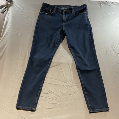 Michael Kors Izzy Skinny Jeans Womens Size 14 Dark Wash Stretch Denim Pants