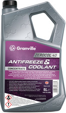 Granville Zerocol 40 Antifreeze Summer Coolant Fluid 5L 2636 Glycantin G40 G12++