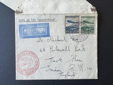 Germany Zeppelin LZ129 Hindenburg USA New York Nordamerika Luftpost London