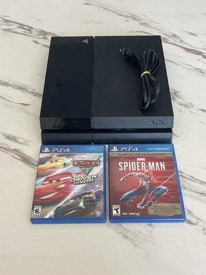 Sony PlayStation 4 PS4 500GB Black Console Only W/2 Games CUH-1115A