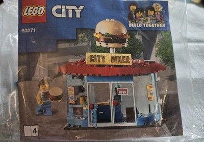 Lego Main Square 60271 CITY DINER ONLY UNOPENED WITH BOOK