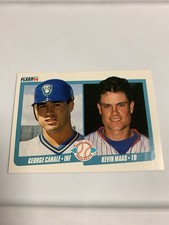 1990 Fleer Major League Prospects George Canale, Kevin Maas