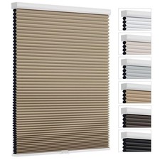 Changshade Cordless Cellular Shades Blackout Room Darkening Black Out Honeycomb
