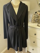 Boohoo Tall Scuba Crepe Blazer Skater Dress BLACK-14 BNWT