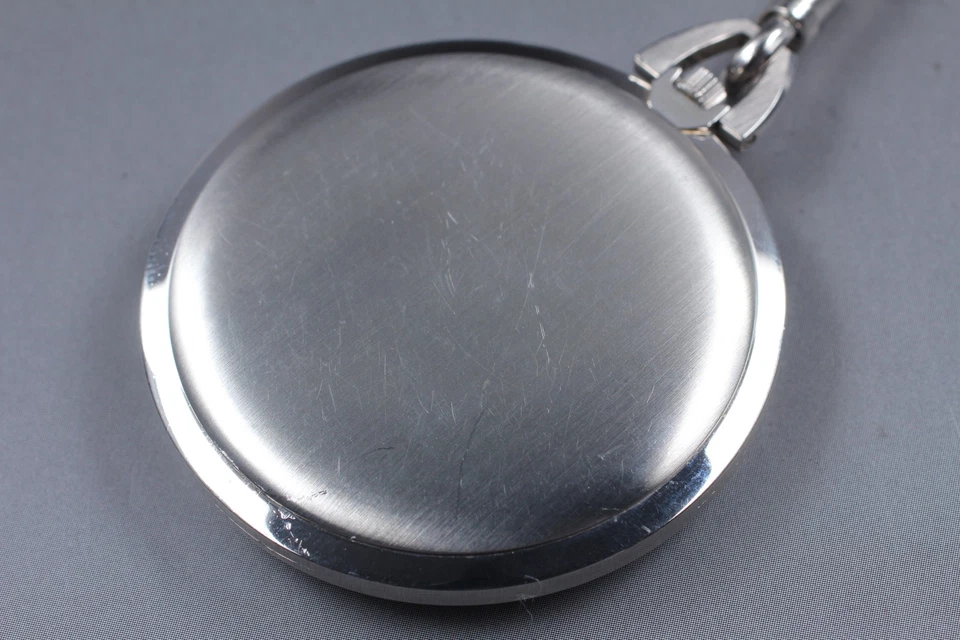 Vintage [N MINT] OMEGA De Ville Cal.601 Silver Hand Winding Swiss Pocket Watch - Image 4 of 4